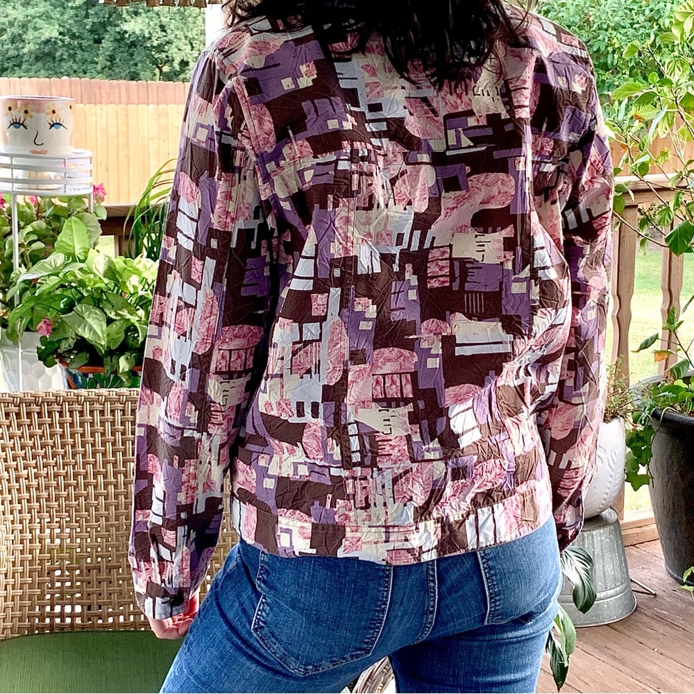 Christopher & Banks Geometric Pattern Jacket - image 2